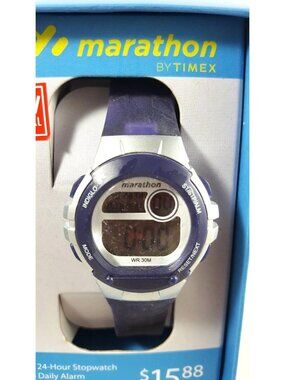 Purple Digital Watch Indigo  - Timex Marathon